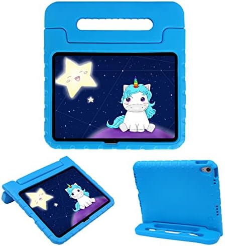 Shockproof Kids Case for iPad 10th Gen 10.9 inch with Pencil Holder in Blue